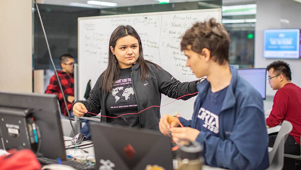 students at Texas A&M competition