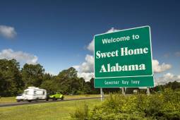 Alabama freeway sign